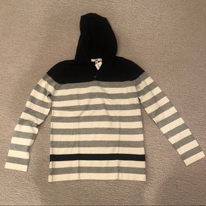 Ya Los Angeles NWT Women’s Striped Hooded Sweater